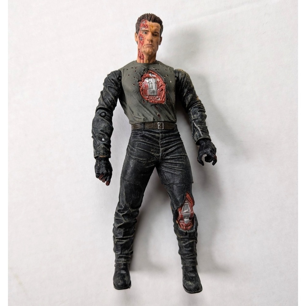 2009 NECA Figure Terminator 2 T-800 Arnold Schwarzenegger Final Battle